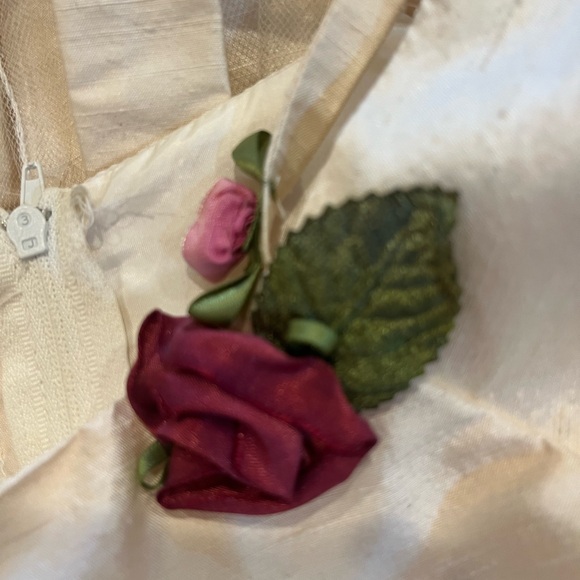 BISCOTTI Dress girls sz 6x fancy floral formal - Picture 7 of 7